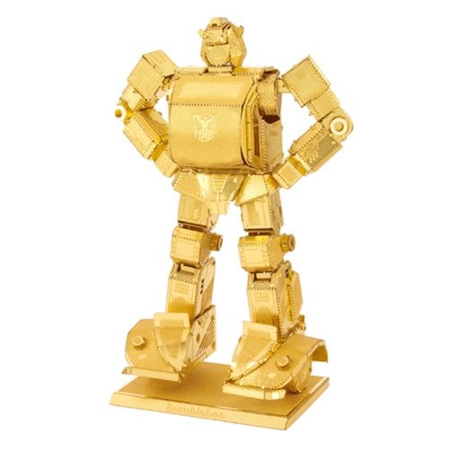 Transformers Gold Bumblebee Metal Earth Model Kit